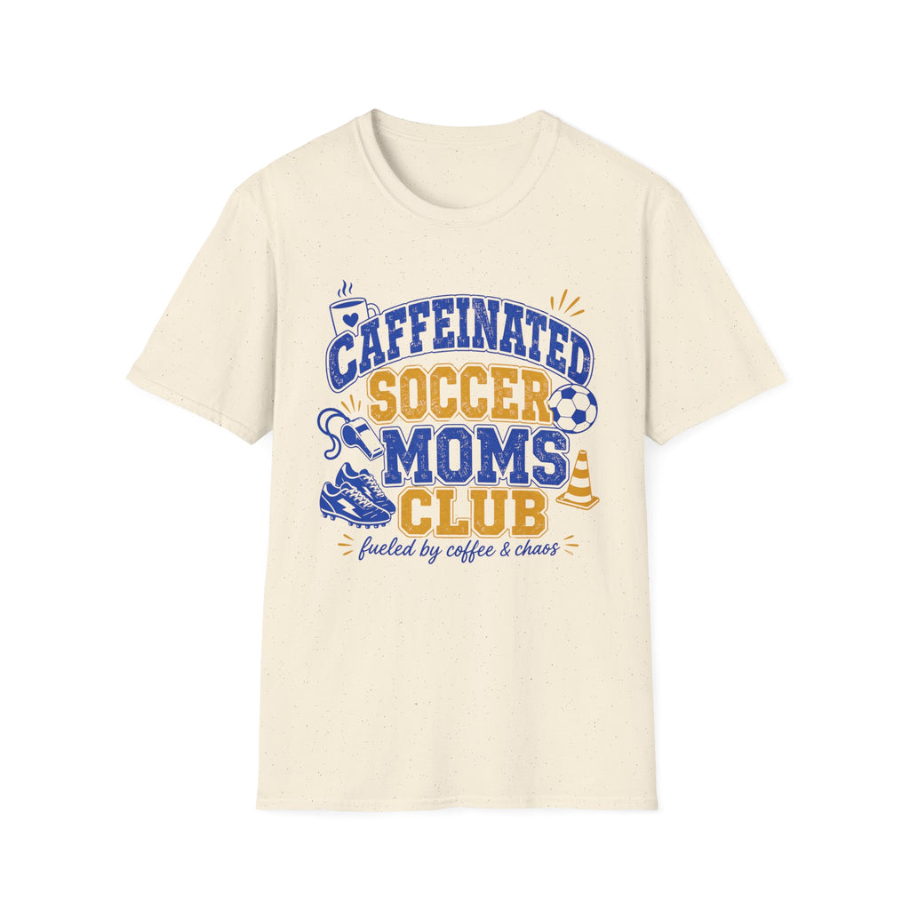 Caffeinated Soccer Moms Club T-Shirt