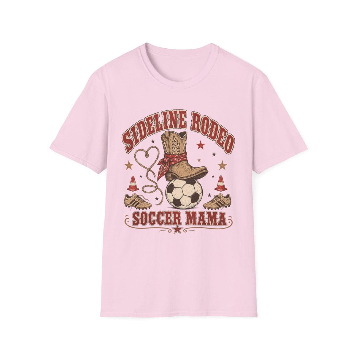 Sideline Rodeo Soccer Mama T-Shirt