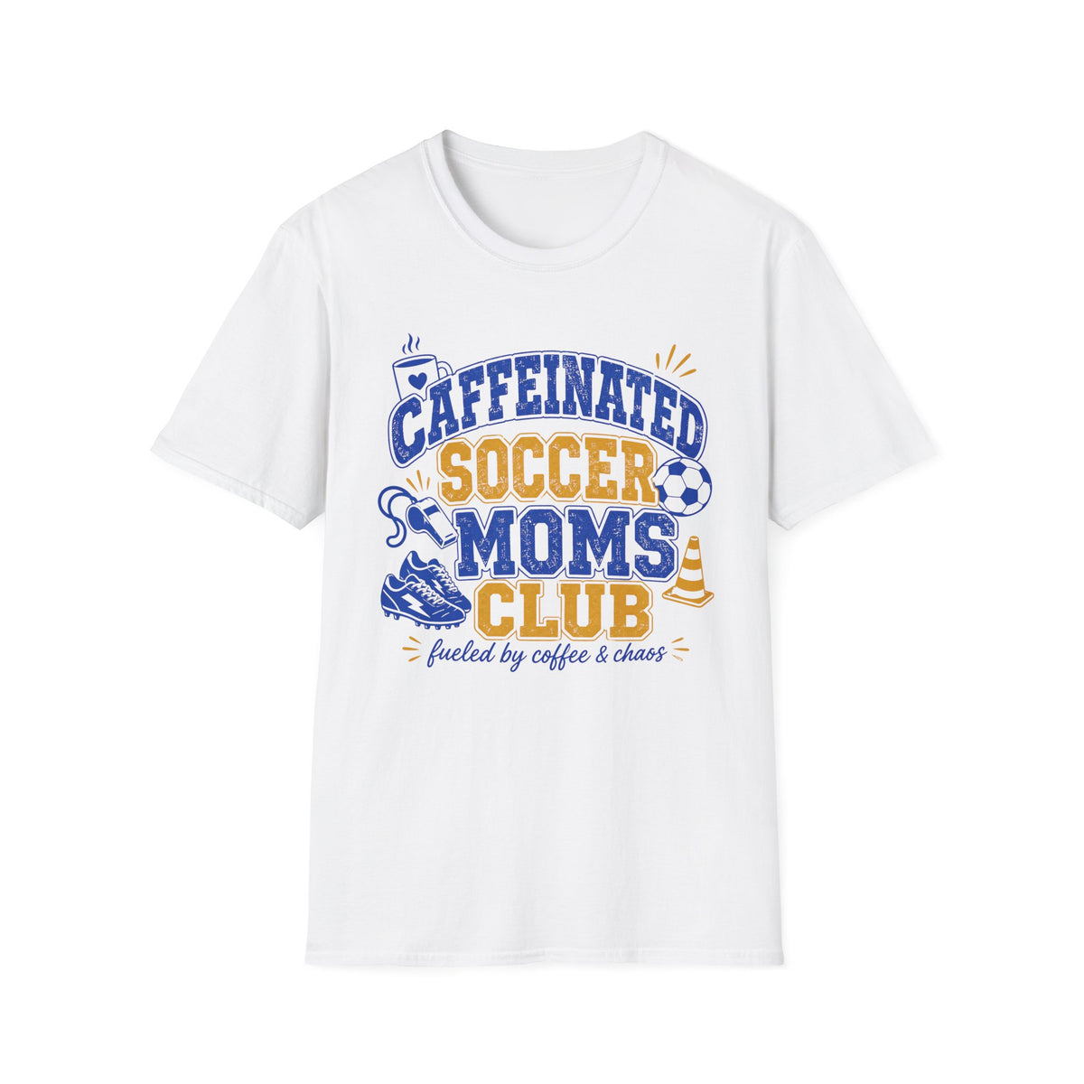 Caffeinated Soccer Moms Club T-Shirt