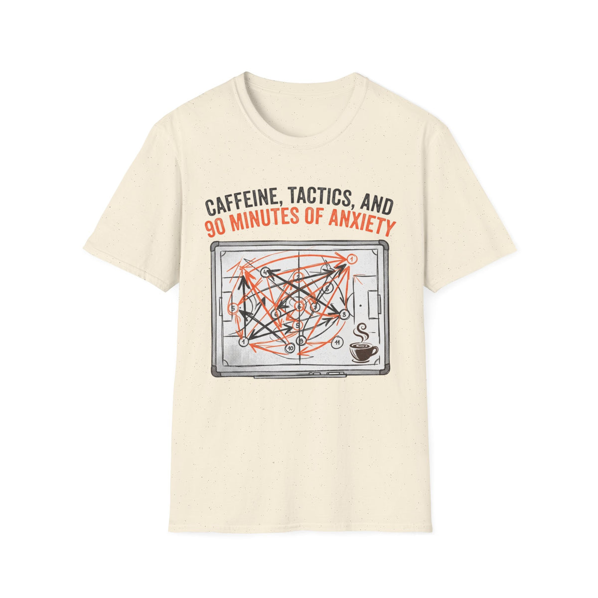 Association Football Panel Diagram T-Shirt