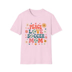 Peace Love Soccer Mom T-Shirt