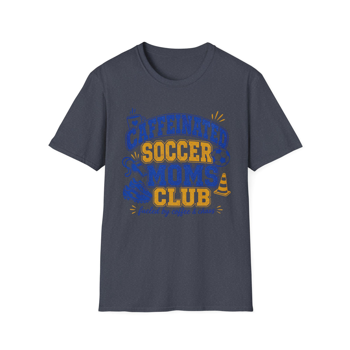 Caffeinated Soccer Moms Club T-Shirt