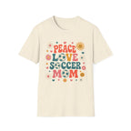Peace Love Soccer Mom T-Shirt