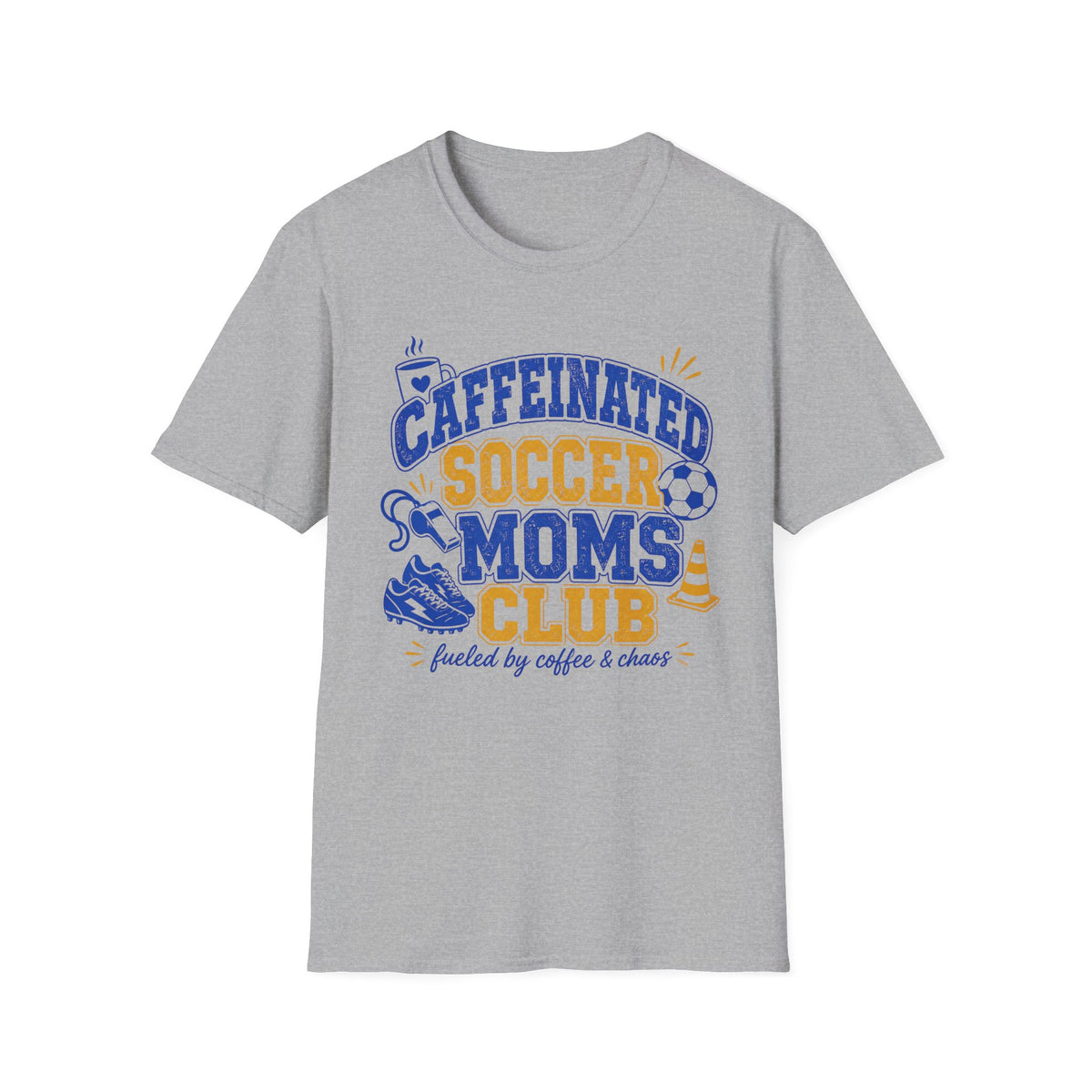 Caffeinated Soccer Moms Club T-Shirt
