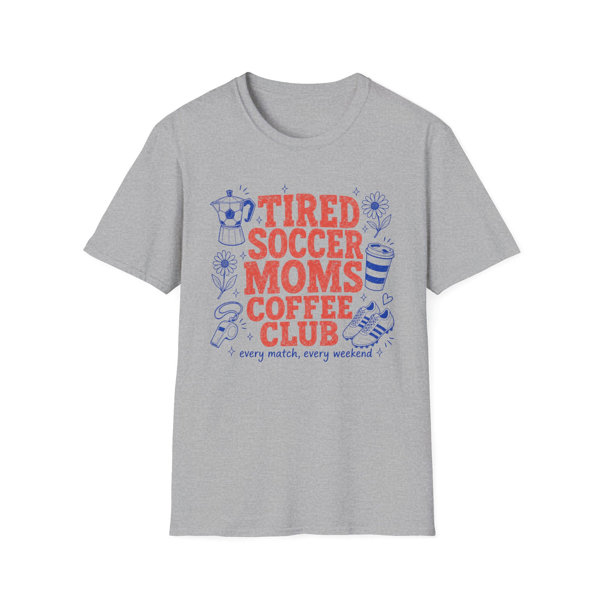 Tired Soccer Moms Coffee Club T-Shirt