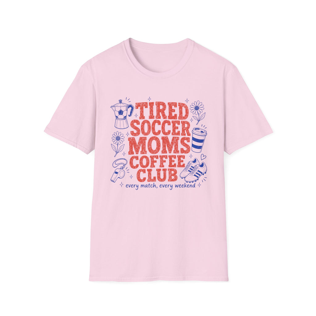 Tired Soccer Moms Coffee Club T-Shirt