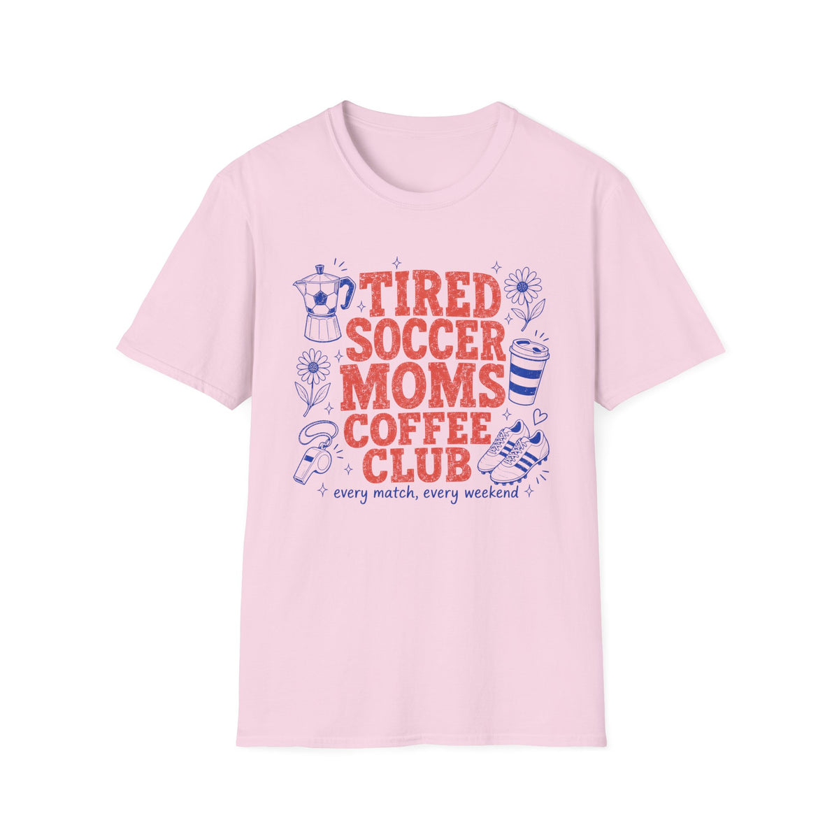 Tired Soccer Moms Coffee Club T-Shirt