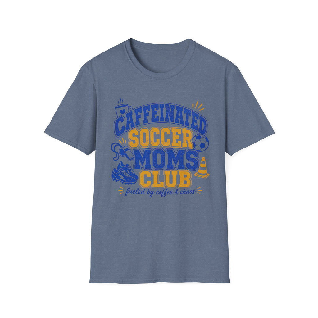 Caffeinated Soccer Moms Club T-Shirt