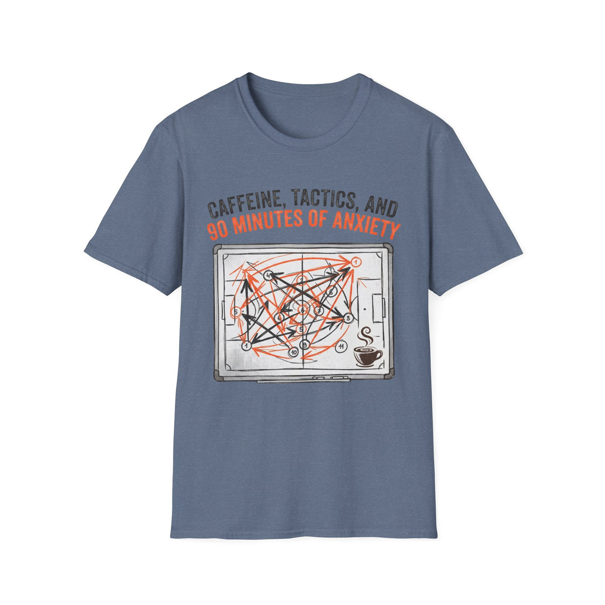 Association Football Panel Diagram T-Shirt