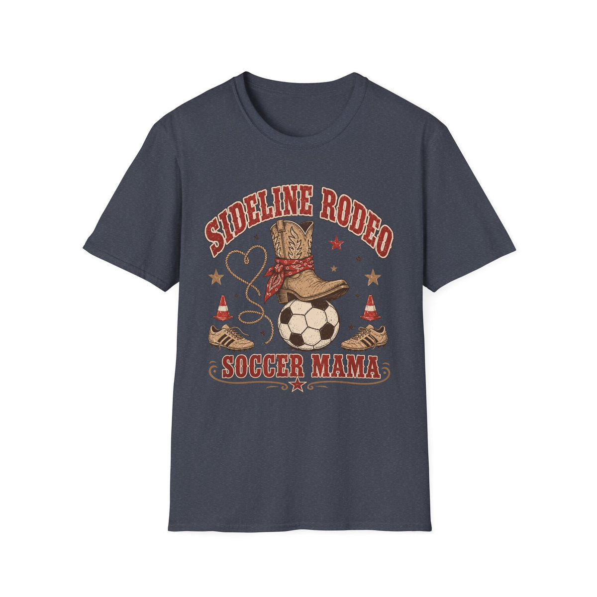 Sideline Rodeo Soccer Mama T-Shirt