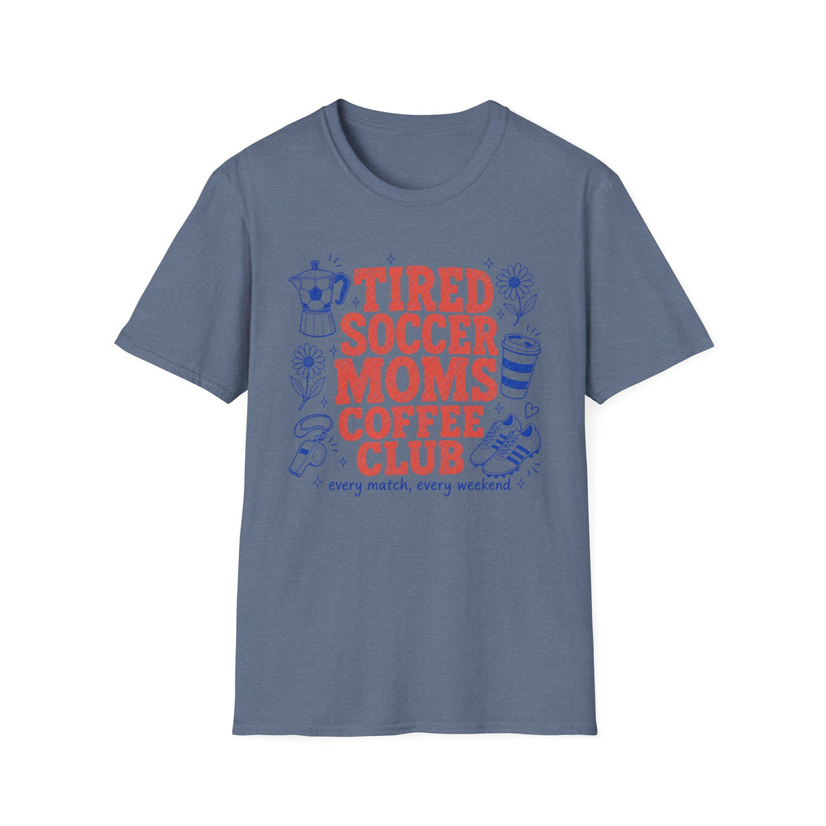 Tired Soccer Moms Coffee Club T-Shirt