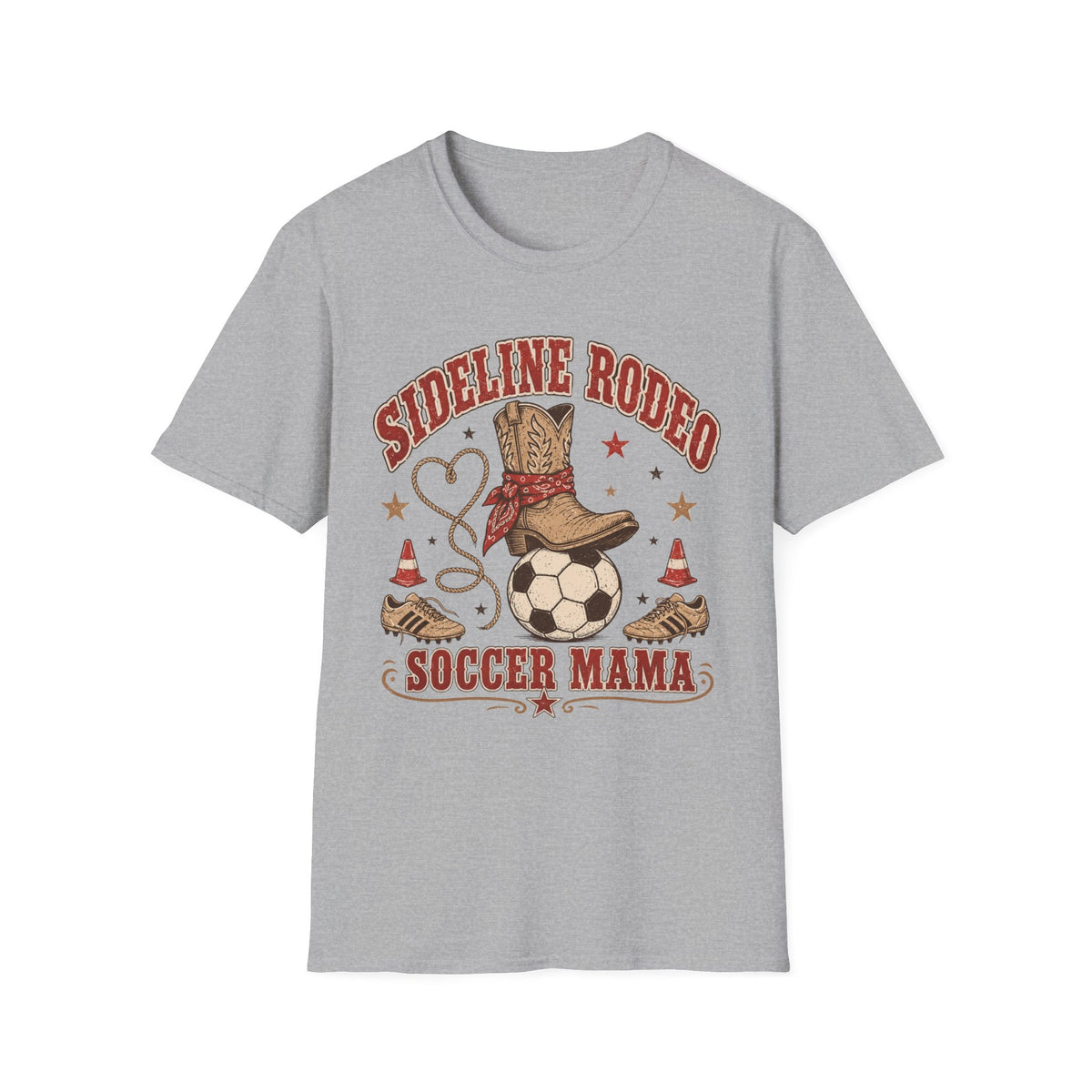 Sideline Rodeo Soccer Mama T-Shirt