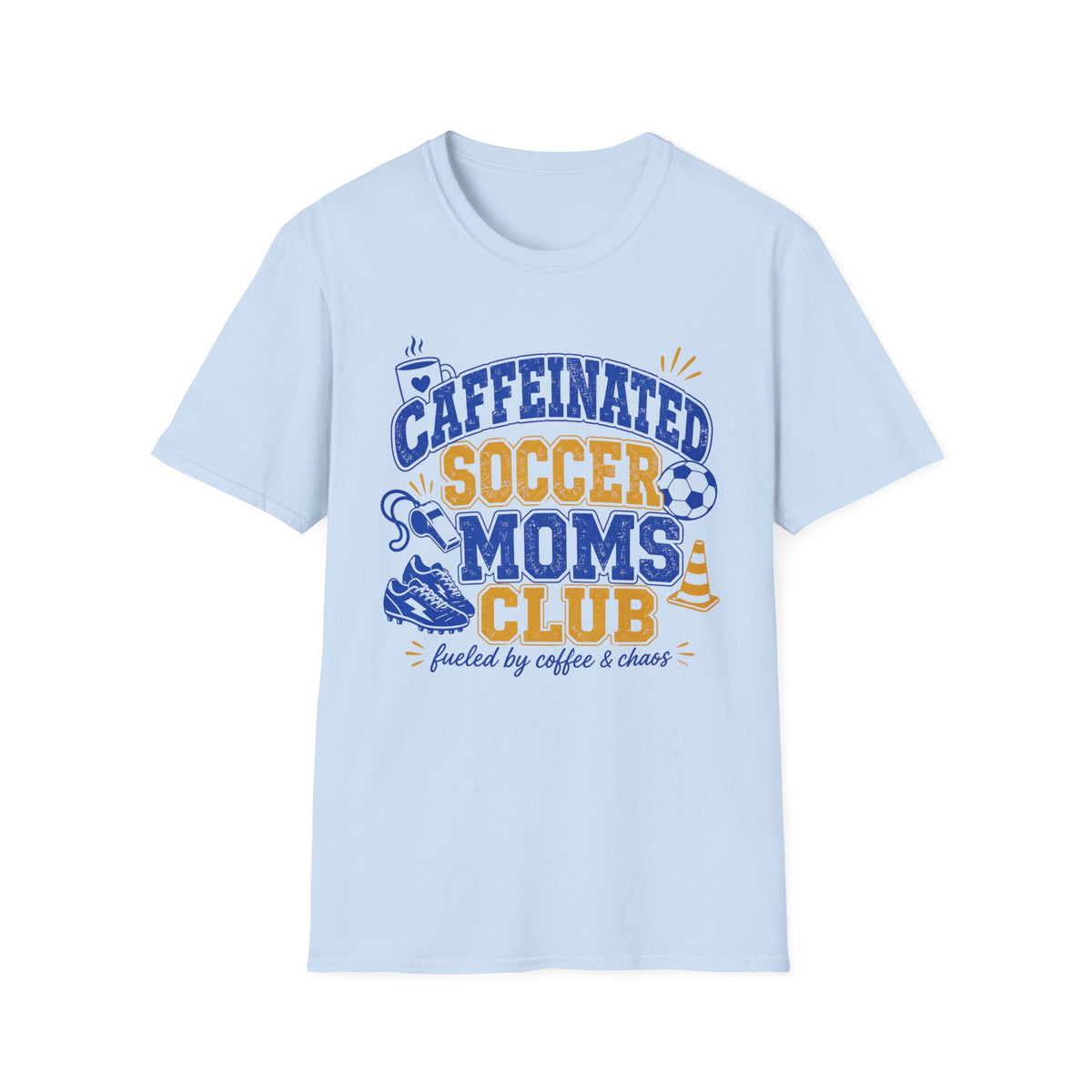 Caffeinated Soccer Moms Club T-Shirt