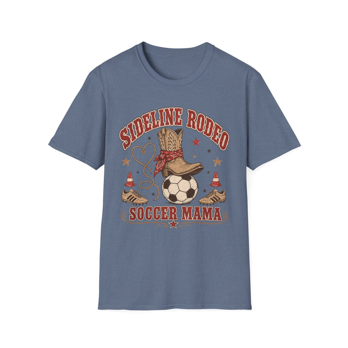 Sideline Rodeo Soccer Mama T-Shirt