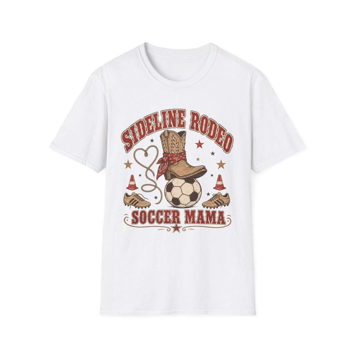 Sideline Rodeo Soccer Mama T-Shirt