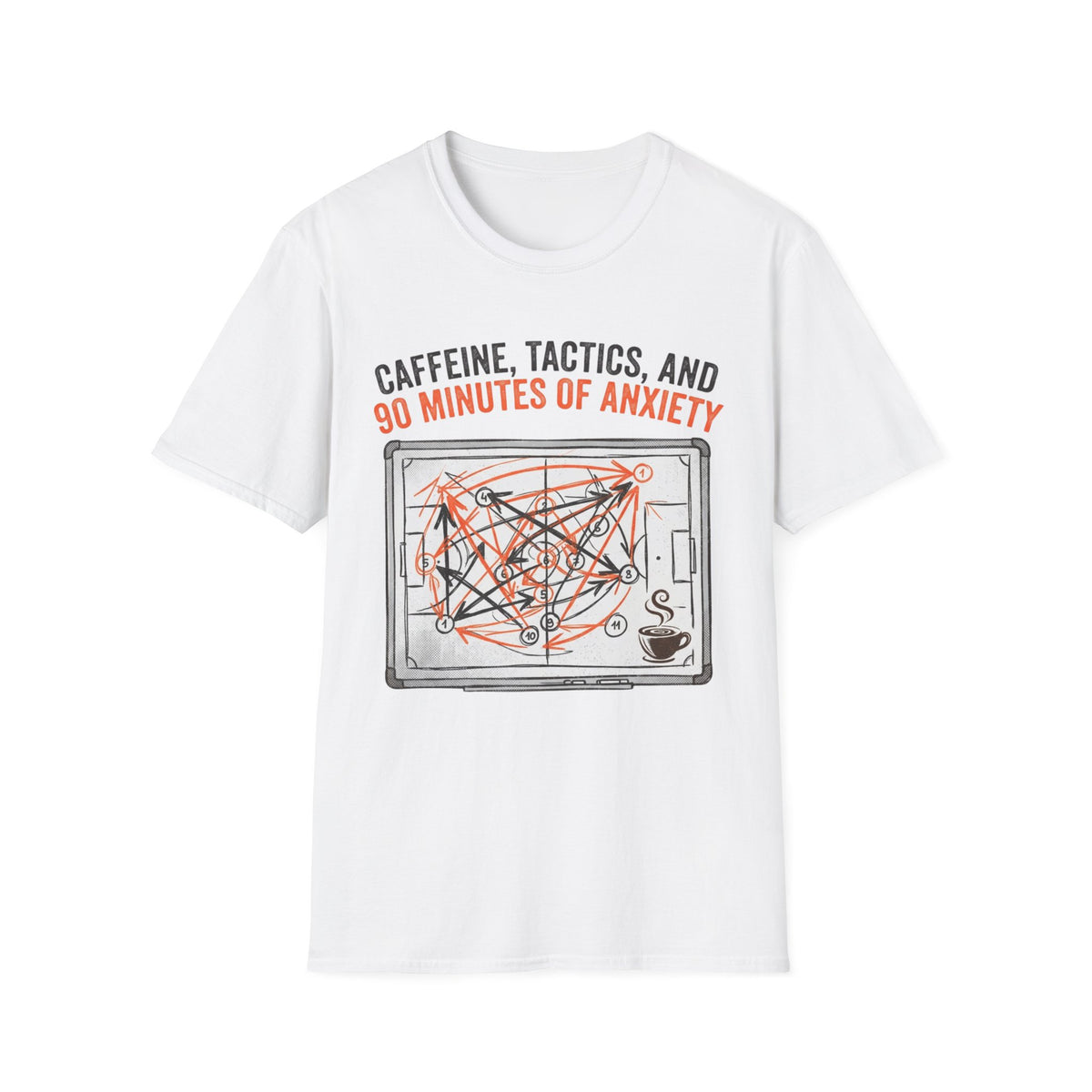Association Football Panel Diagram T-Shirt