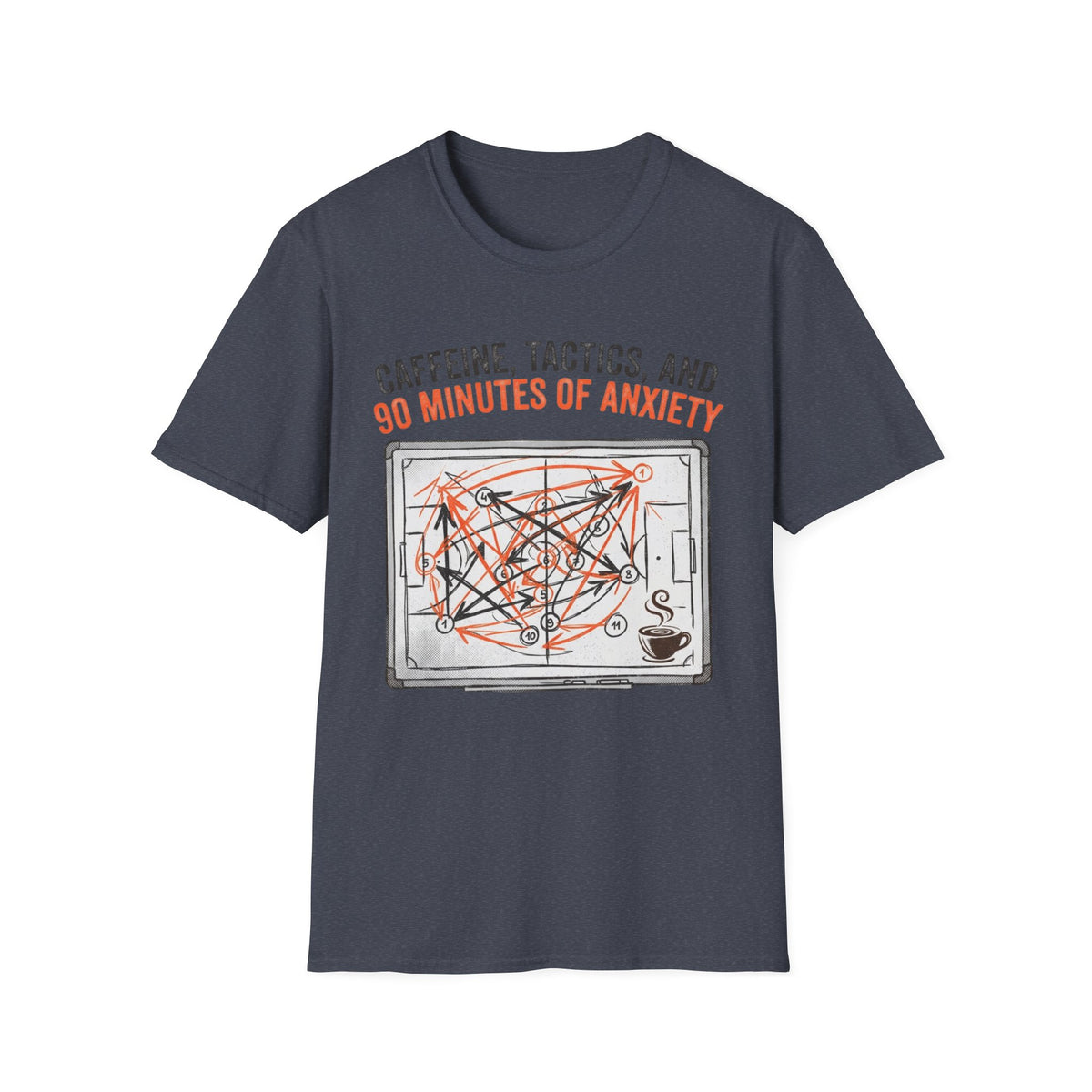 Association Football Panel Diagram T-Shirt