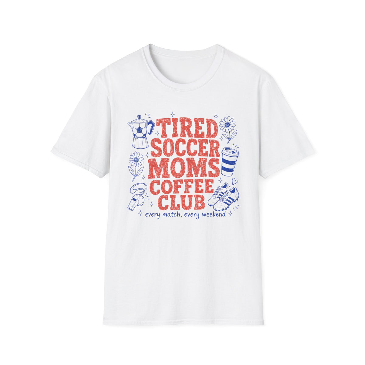 Tired Soccer Moms Coffee Club T-Shirt