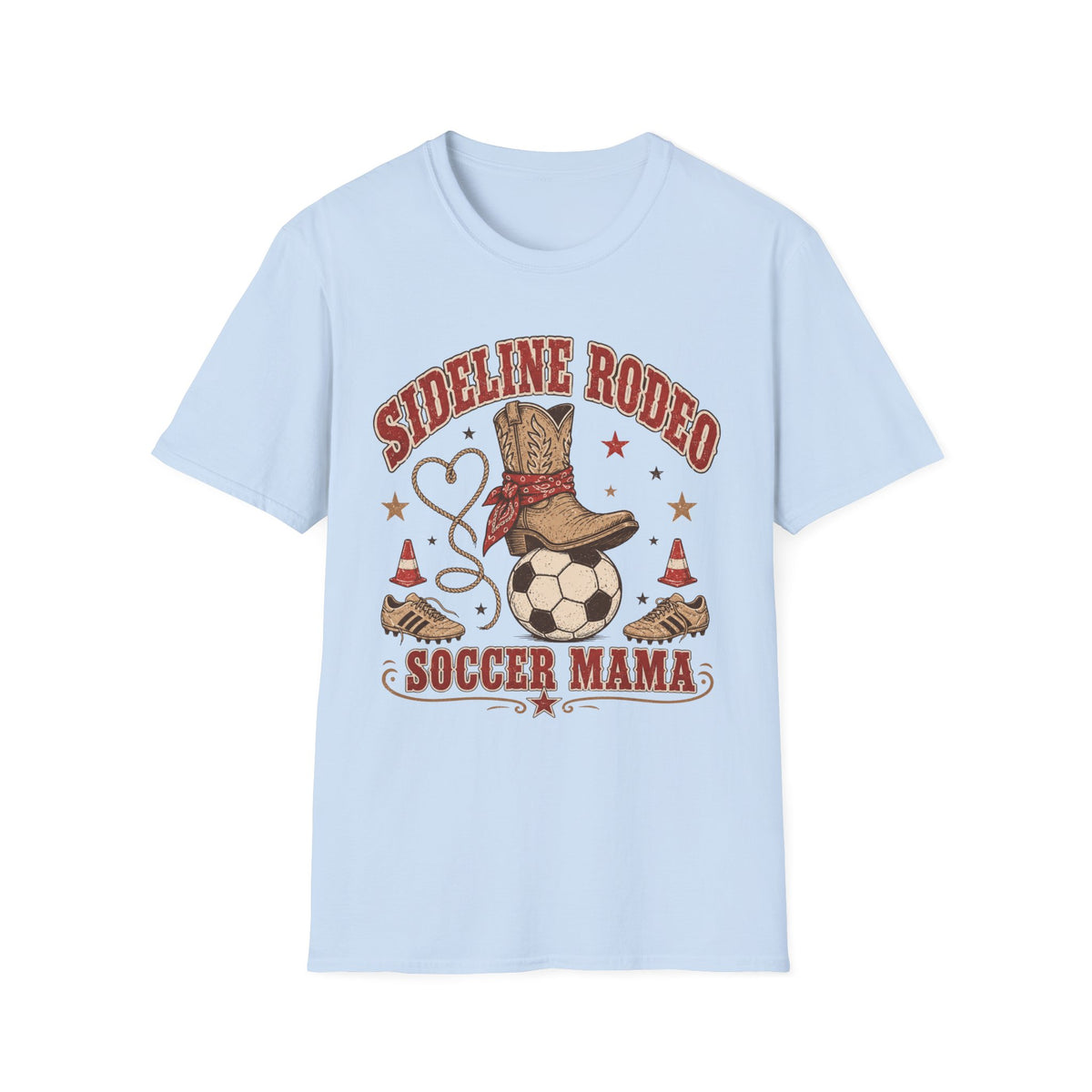 Sideline Rodeo Soccer Mama T-Shirt