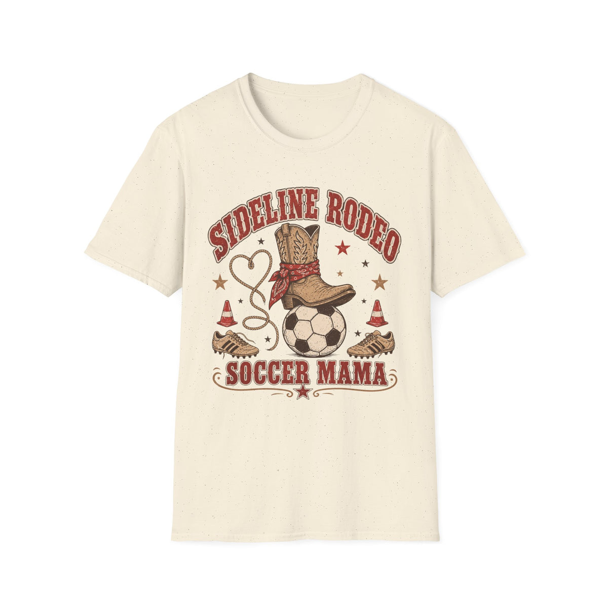 Sideline Rodeo Soccer Mama T-Shirt